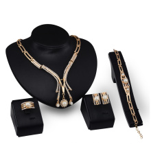 Conjuntos de jóias rainha elegante mulheres anel de ouro da marca conjuntos (c-xsst0041)